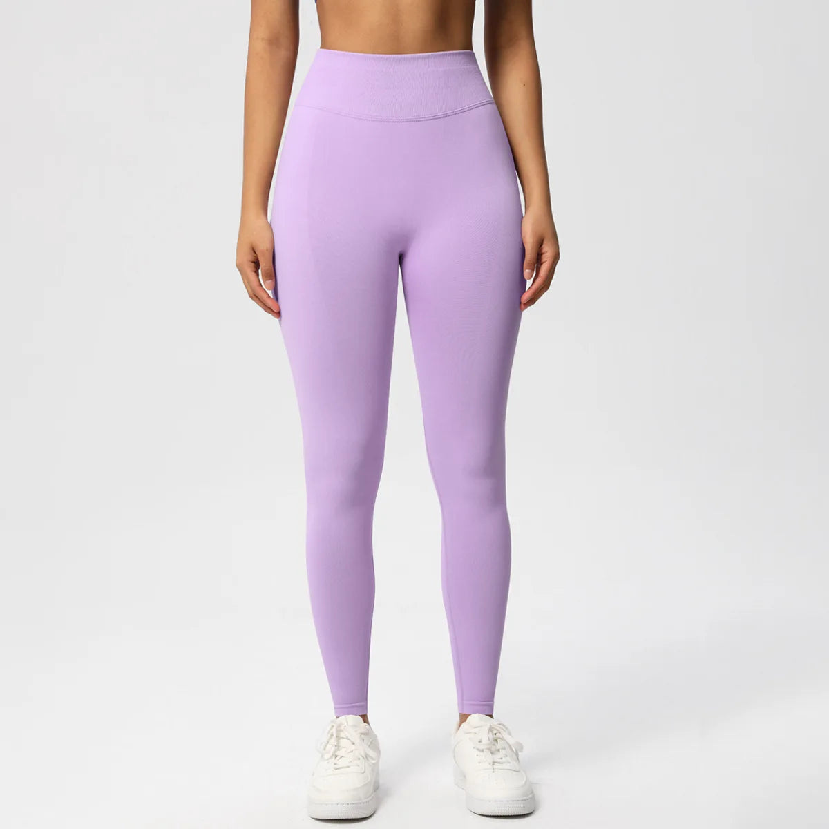 Calças de fitness sem costura das mulheres cintura alta yoga leggings alta elástica levantamento de bunda respirável esportes collants feminino ginásio leggings