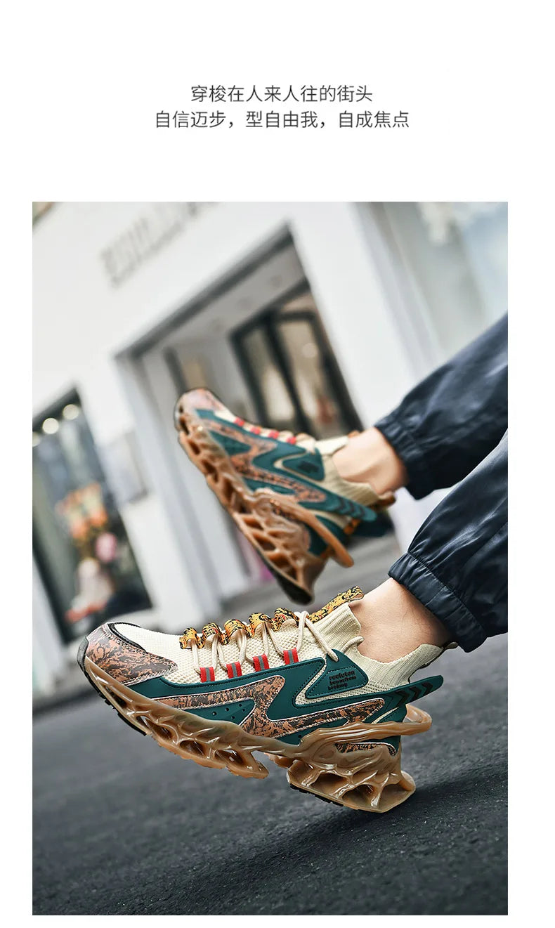 Tênis de luxo respirável masculino, Tênis Masculino, Mocassins casuais, Treinador de corrida, Corrida, Moda