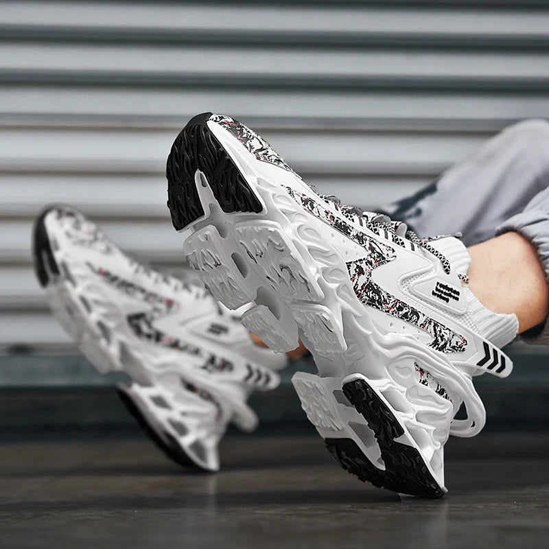 Tênis de luxo respirável masculino, Tênis Masculino, Mocassins casuais, Treinador de corrida, Corrida, Moda
