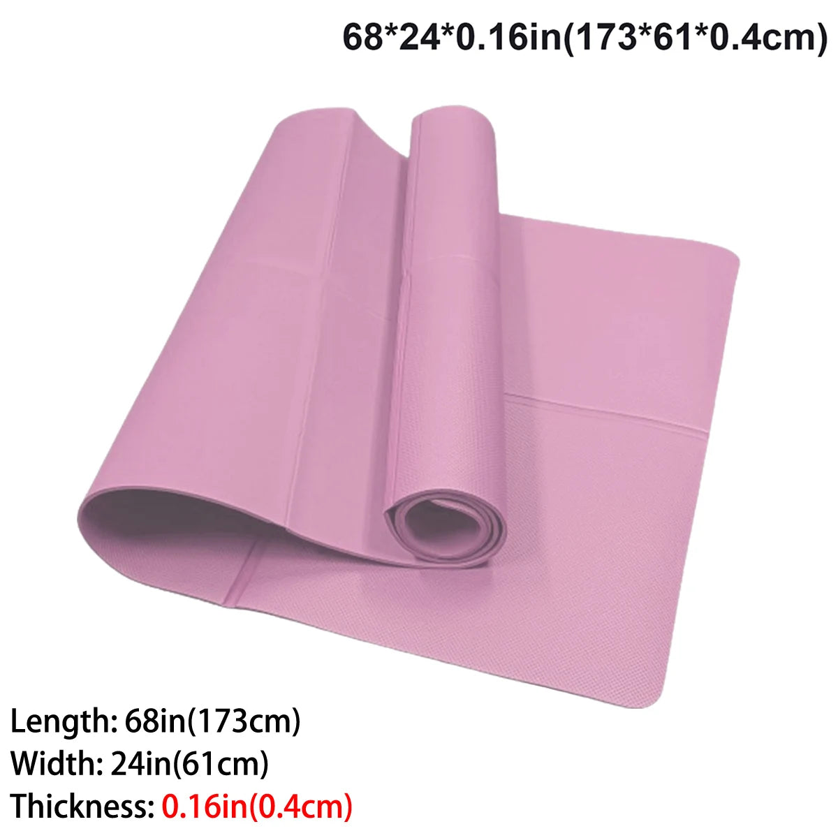 Tapete de yoga dobrável, ecológico, eva, dobrável, viagem, fitness, exercício, 3mm/4mm/6mm de espessura para yoga, pilates e treinos de chão
