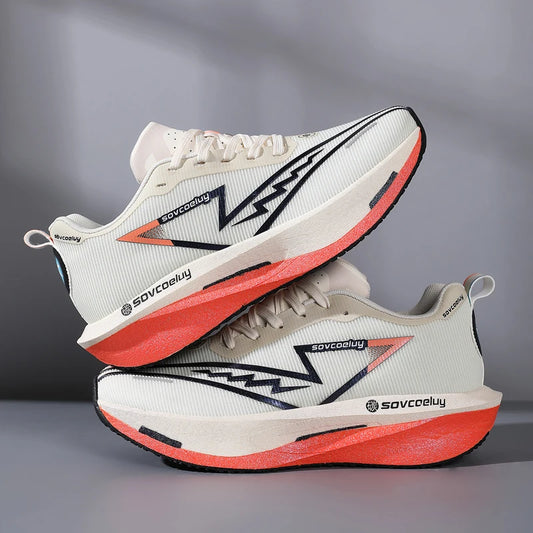 Novos Tênis de Corrida com Placa de Carbono, Especializados para Maratona, Respiráveis e Leves, Confortáveis para Mulheres, Tênis de Lazer Chunta