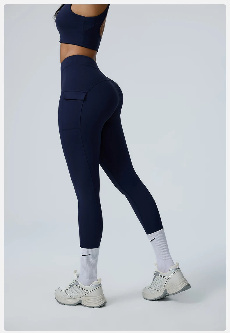 Shorts Leggings Femininos, Calças de Yoga, Leggings de Cintura Alta, Calças de Fitness para Treino, Calças Esportivas para Corrida ao Ar Livre, Roupas Atléticas Femininas