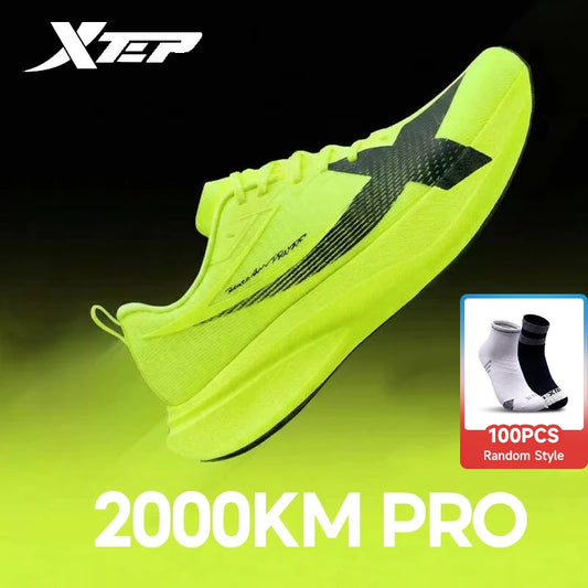 Tênis de Corrida XTEP 2000km PRO para Homens, Primavera 2026, Macio, Durável, Estável, Confortável, Leve, Tênis Esportivo Masculino 874219110026