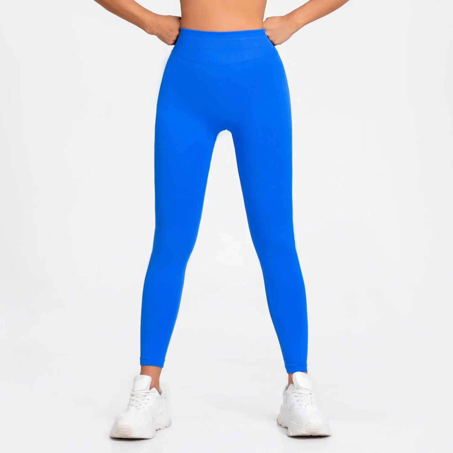 Nclagen impacto leggings mulheres sem costura esportes calças de yoga baixa faixa com nervuras roupas de ginásio fitness treino wear scrunch bum collants