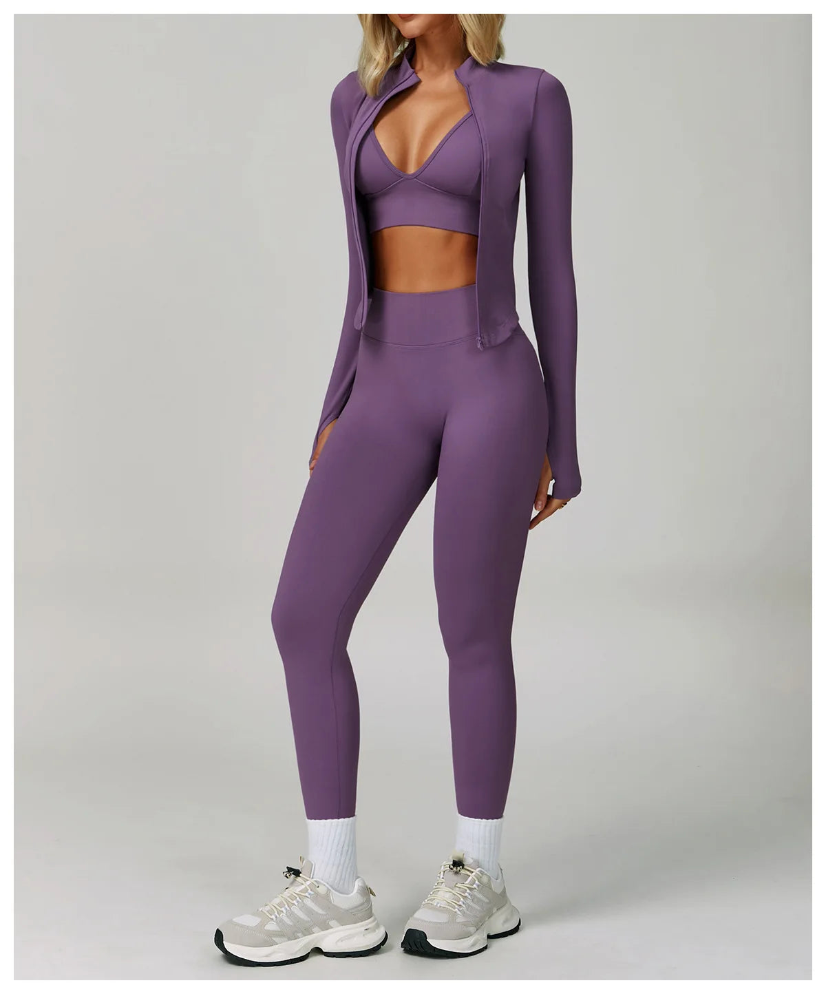 2/3 pçs sem costura esporte yoga conjunto feminino respirável cintura alta fitness sportwear feminino conjunto de roupa interior ginásio roupas de treino
