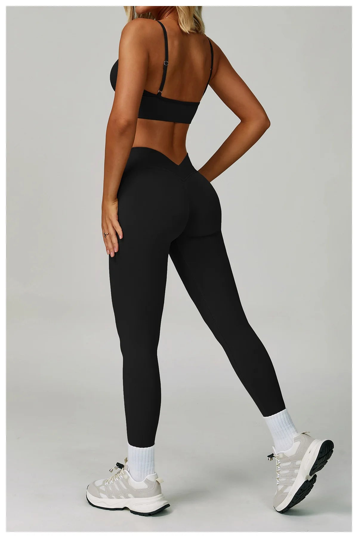 2/3 pçs sem costura esporte yoga conjunto feminino respirável cintura alta fitness sportwear feminino conjunto de roupa interior ginásio roupas de treino