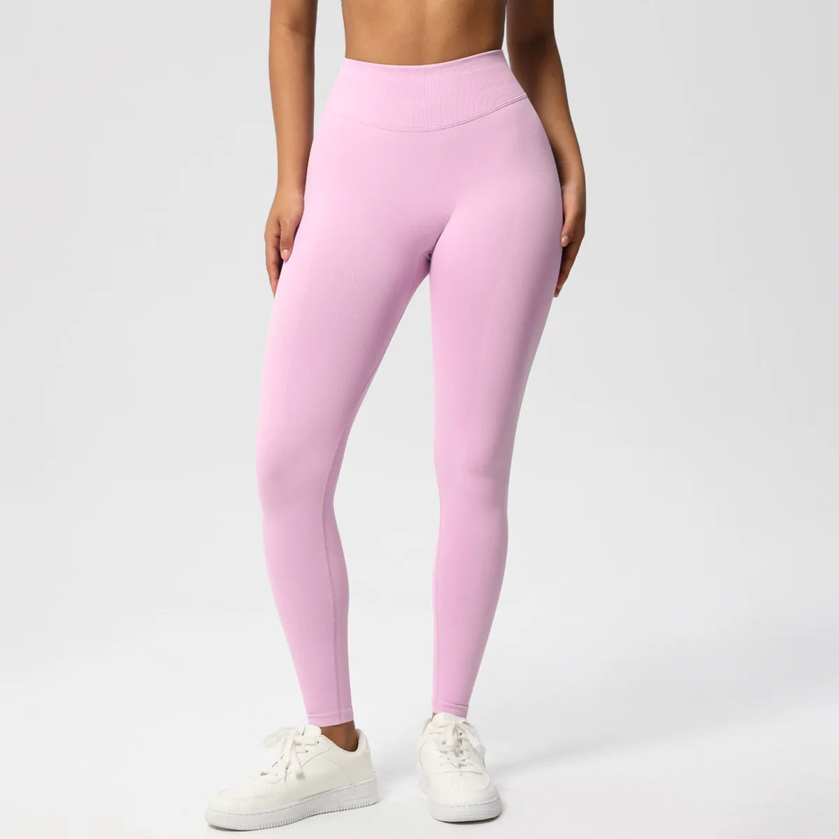 Calças de fitness sem costura das mulheres cintura alta yoga leggings alta elástica levantamento de bunda respirável esportes collants feminino ginásio leggings