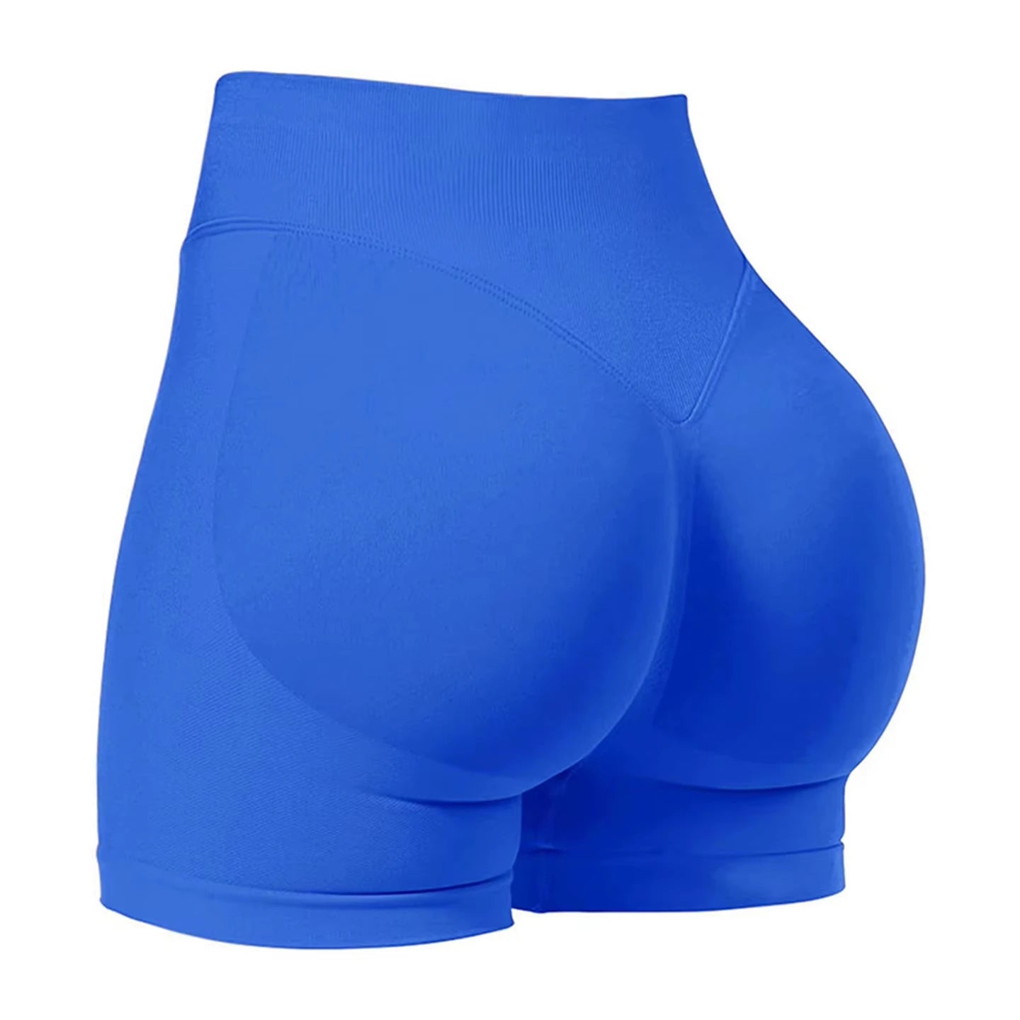 Shorts de Academia Feminino Verão Sem Costura Sexy para Fitness e Esportes, Cintura Baixa para Academia