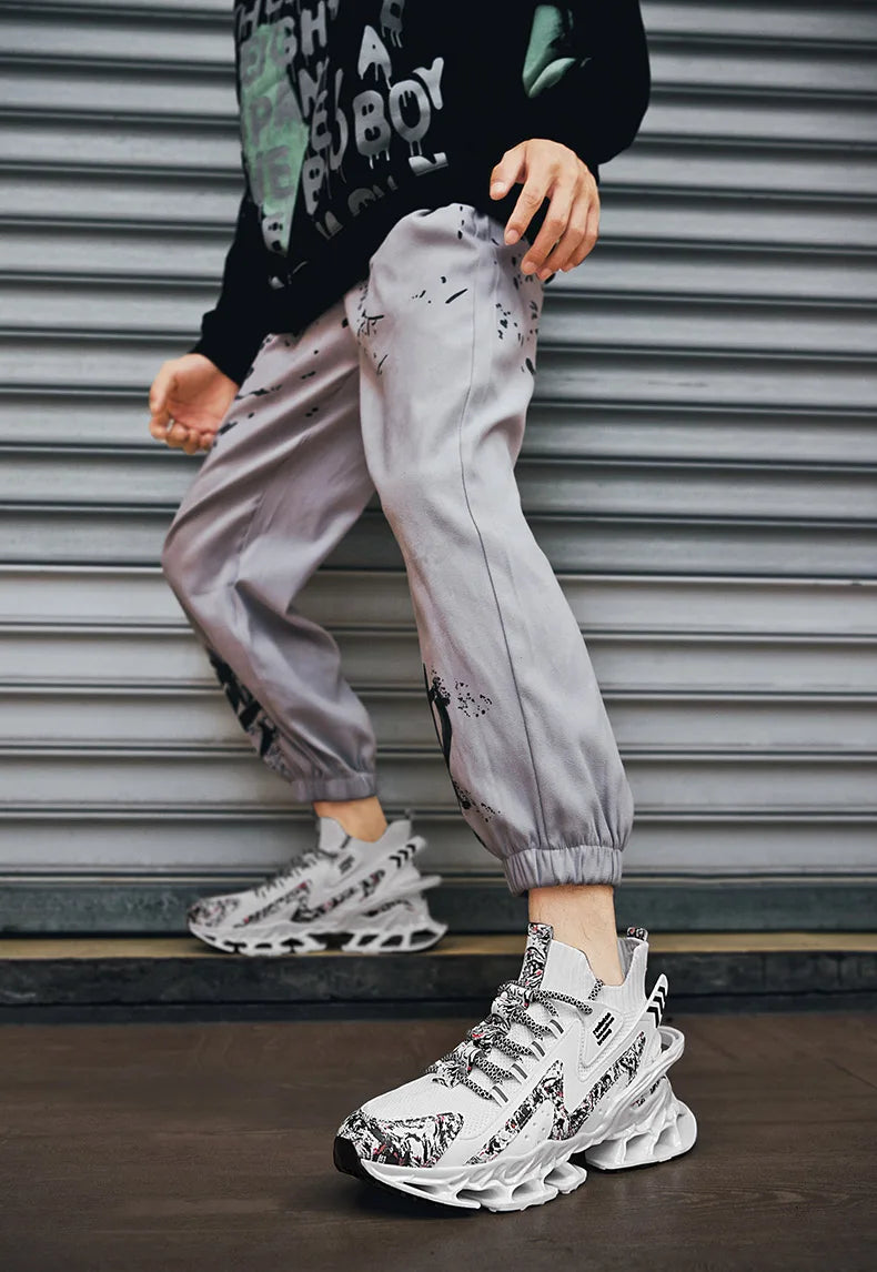 Tênis de luxo respirável masculino, Tênis Masculino, Mocassins casuais, Treinador de corrida, Corrida, Moda