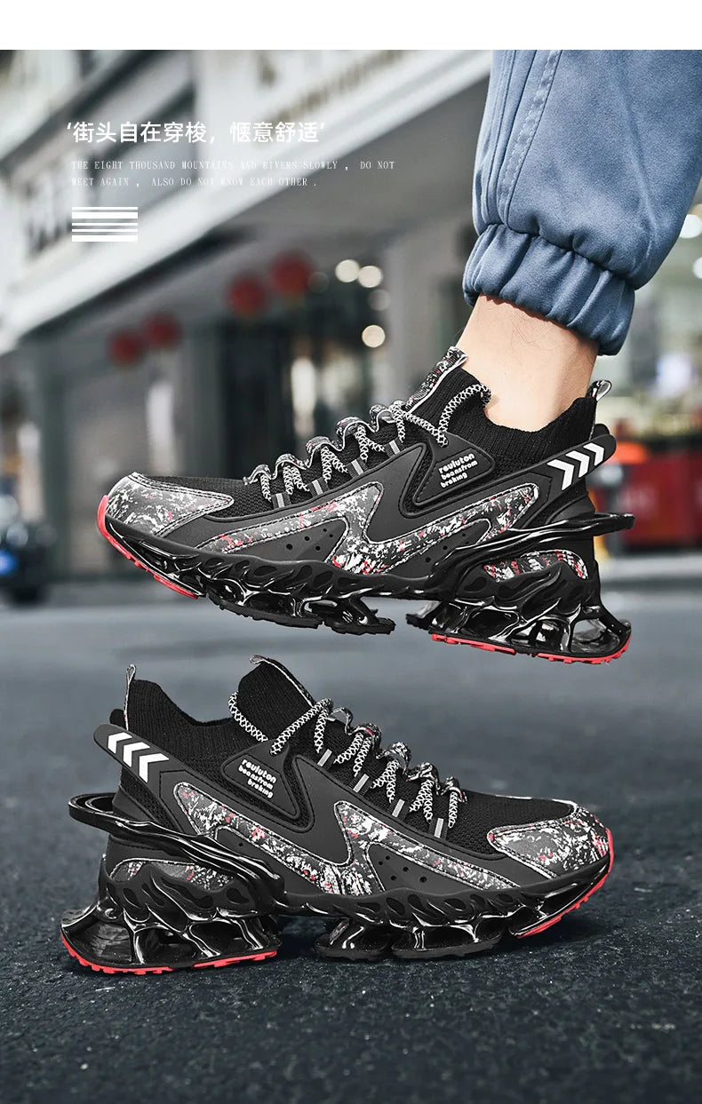 Tênis de luxo respirável masculino, Tênis Masculino, Mocassins casuais, Treinador de corrida, Corrida, Moda