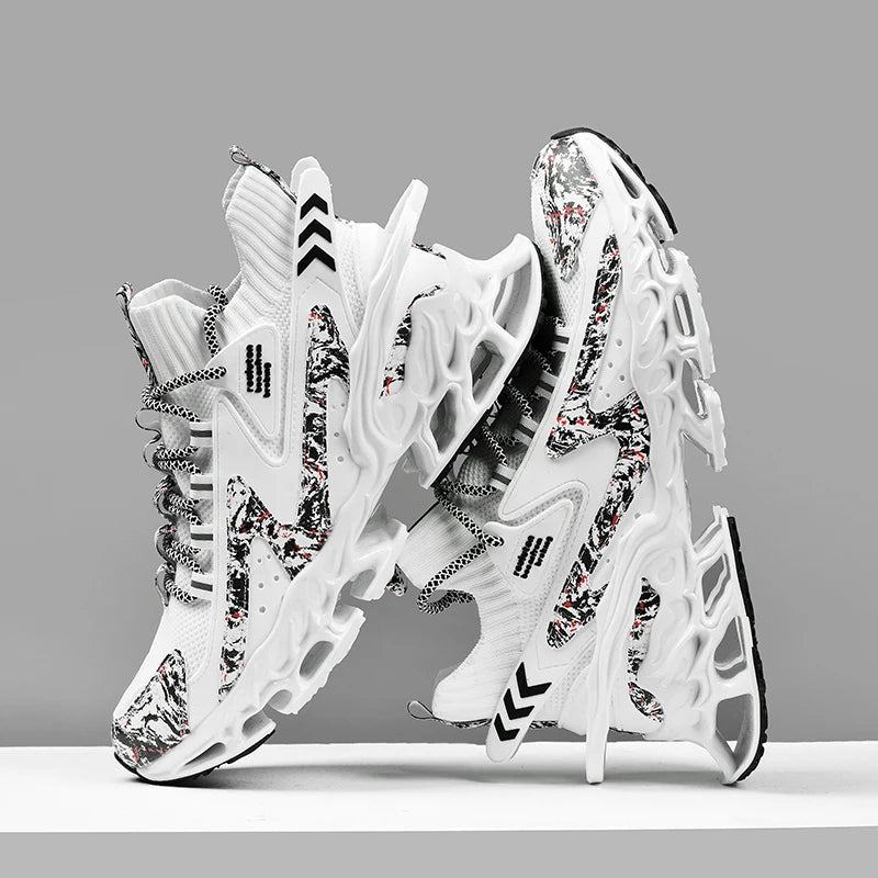 Tênis de luxo respirável masculino, Tênis Masculino, Mocassins casuais, Treinador de corrida, Corrida, Moda