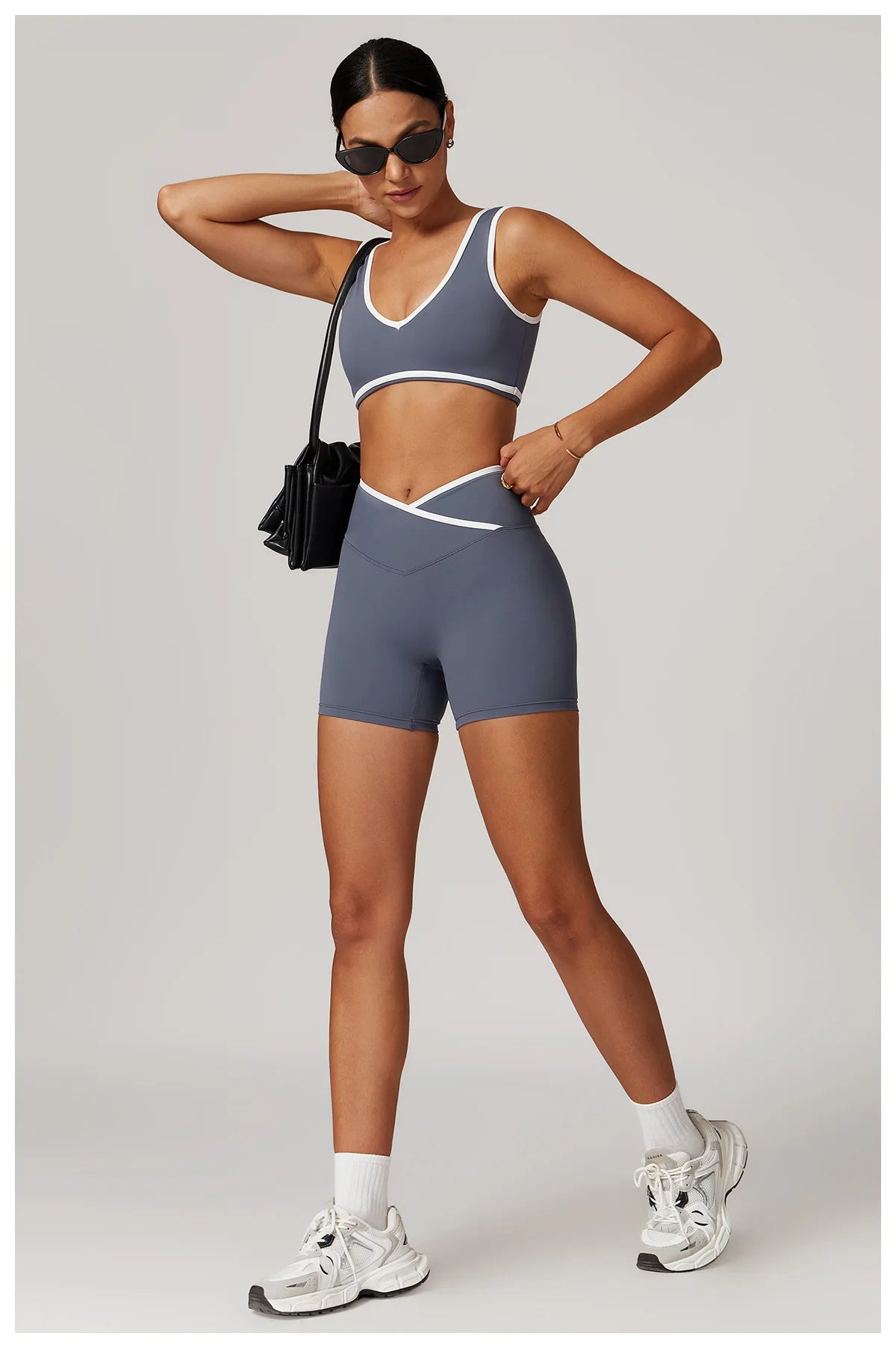 Roupa interior esportiva feminina superior push up fitness yoga sutiã cor bloqueio sutiã de treino ginásio esporte topos para mulher respirável correndo colete