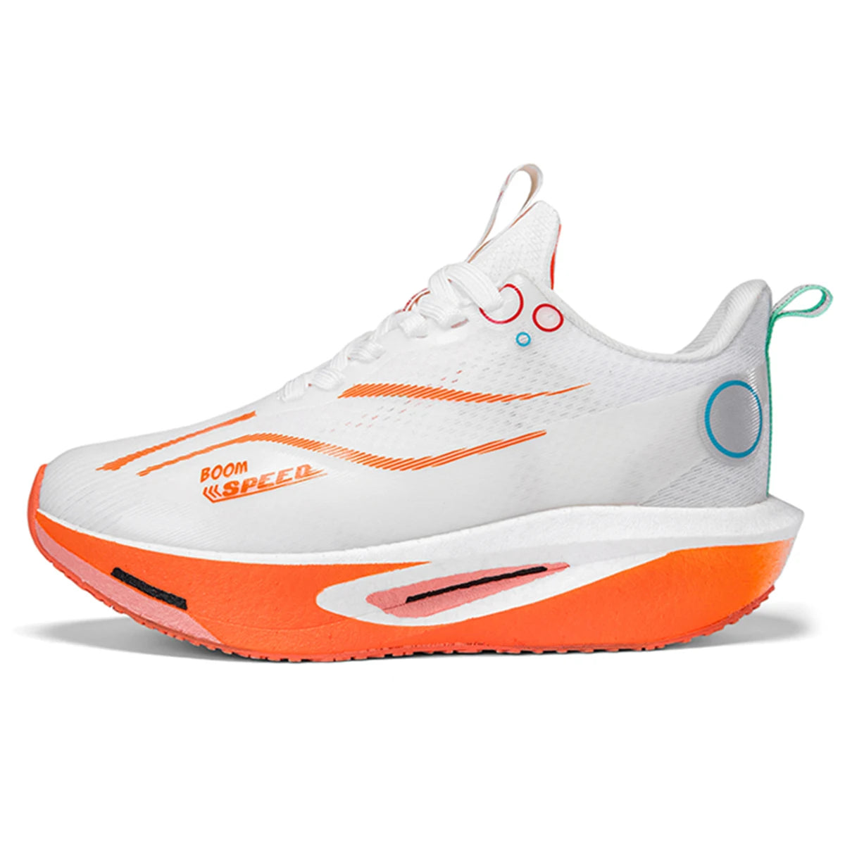 Tênis de corrida com placa de carbono para homens e mulheres, profissional para maratona, respirável, leve, para treino e corrida de rua.