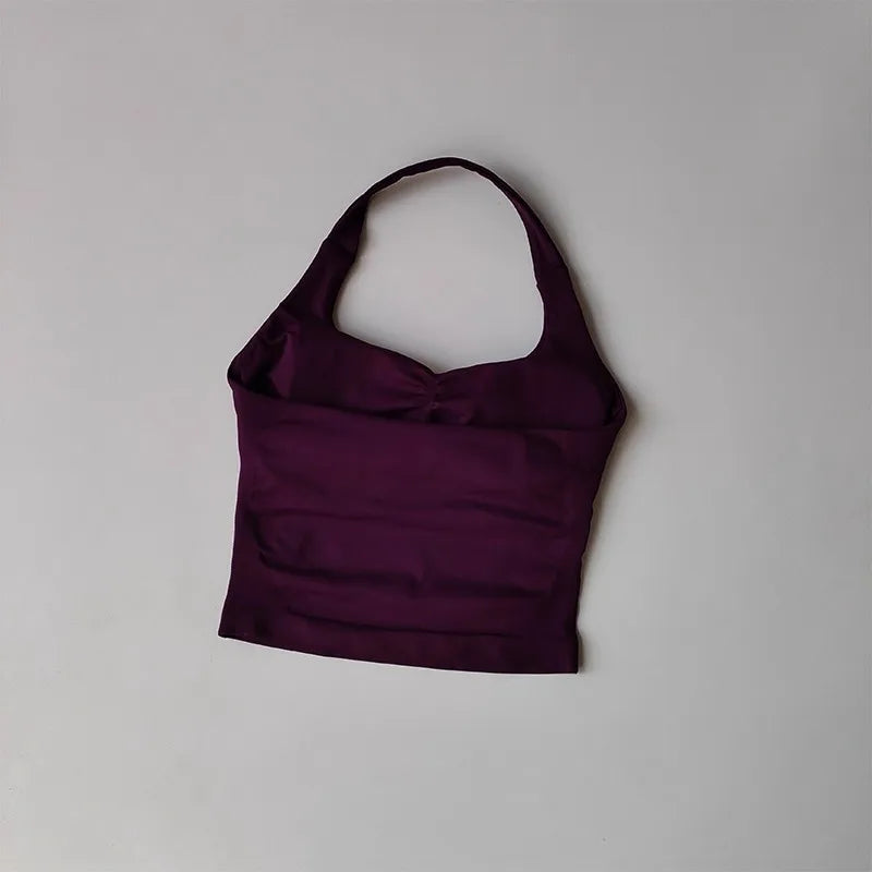 Colete de ioga halter, esportes de corrida à prova de choque, roupa íntima esportiva de alta resistência, fitness, suspensório de pilates, costas bonitas, outono