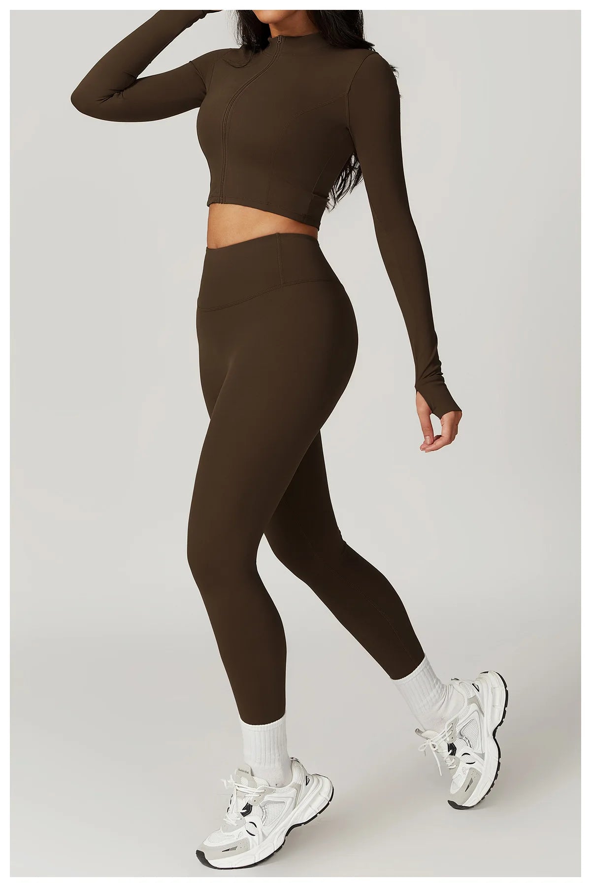 3 pçs conjunto de yoga roupas de ginásio 2 pçs roupas esportivas femininas ternos de yoga conjunto de fitness treino feminino jaqueta esportiva manga longa ginásio legging