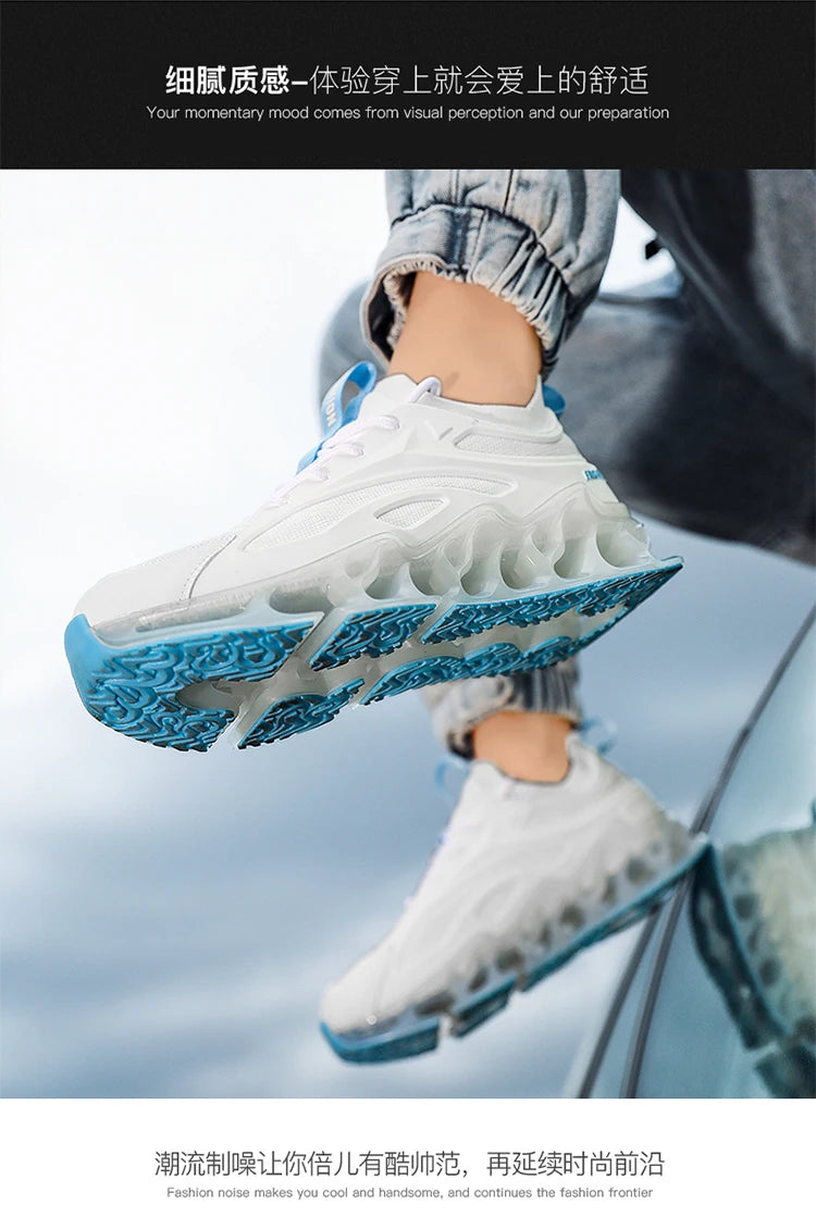 Tênis de luxo respirável masculino, Tênis Masculino, Mocassins casuais, Treinador de corrida, Corrida, Moda