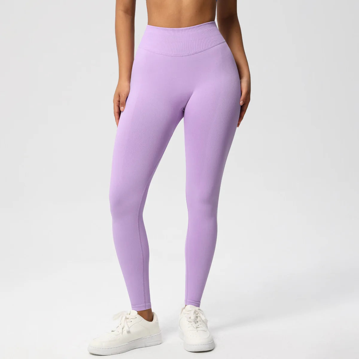 Calças de fitness sem costura das mulheres cintura alta yoga leggings alta elástica levantamento de bunda respirável esportes collants feminino ginásio leggings