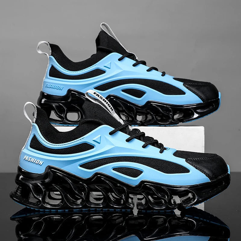 Tênis de luxo respirável masculino, Tênis Masculino, Mocassins casuais, Treinador de corrida, Corrida, Moda