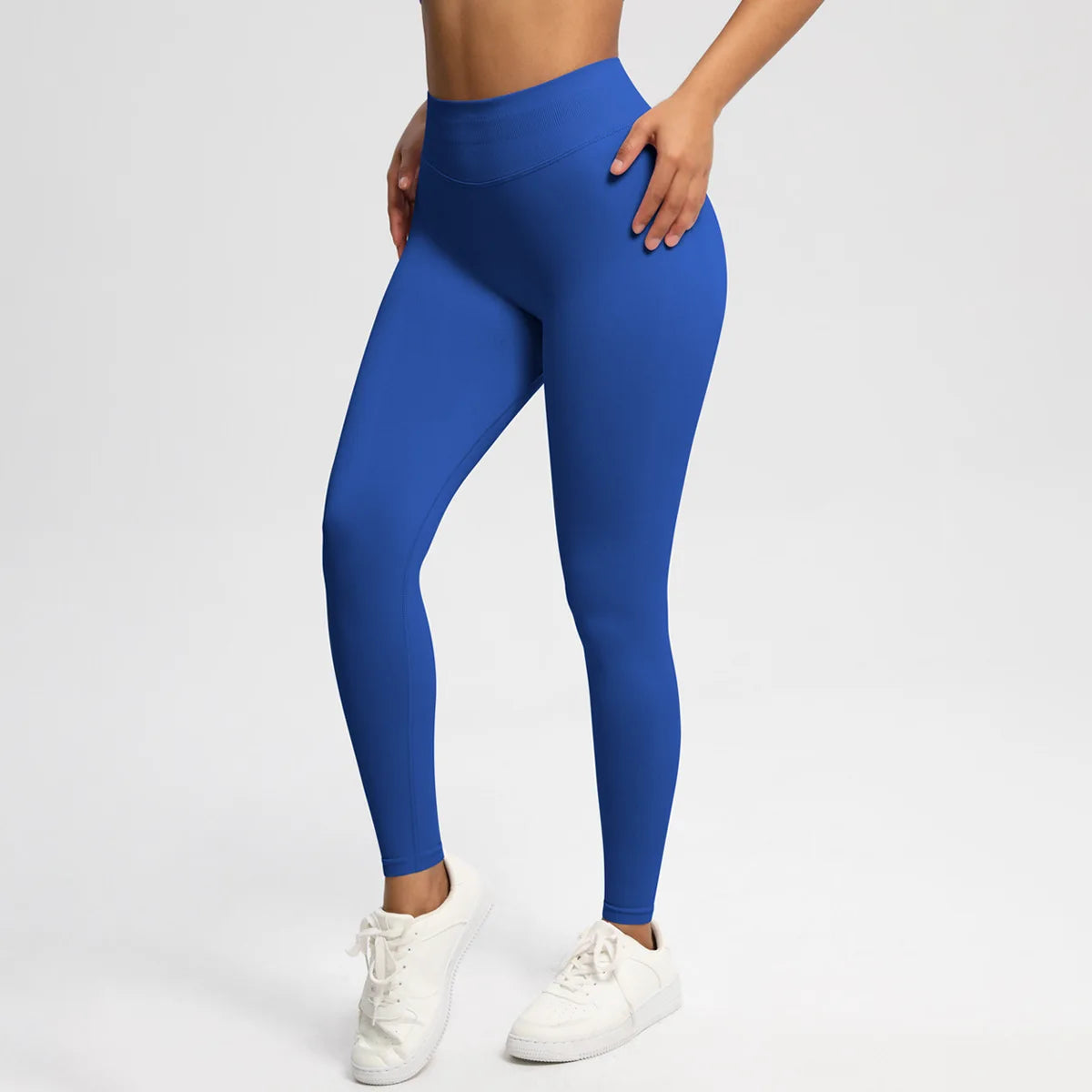 Calças de fitness sem costura das mulheres cintura alta yoga leggings alta elástica levantamento de bunda respirável esportes collants feminino ginásio leggings