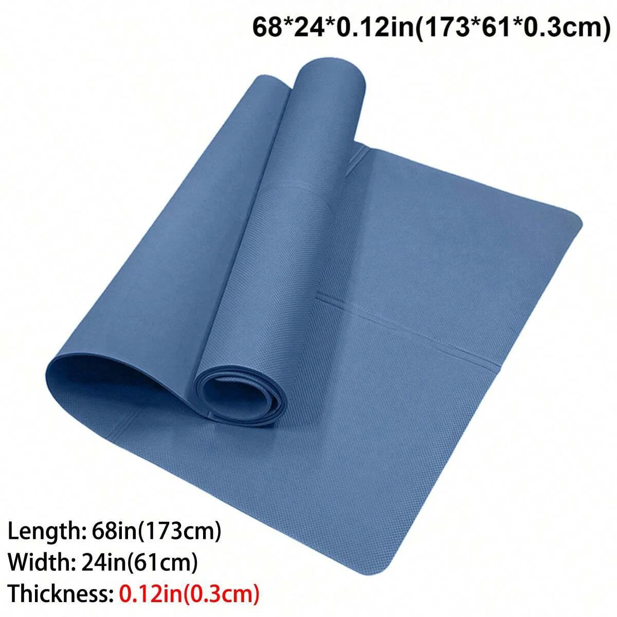 Tapete de yoga dobrável, ecológico, eva, dobrável, viagem, fitness, exercício, 3mm/4mm/6mm de espessura para yoga, pilates e treinos de chão